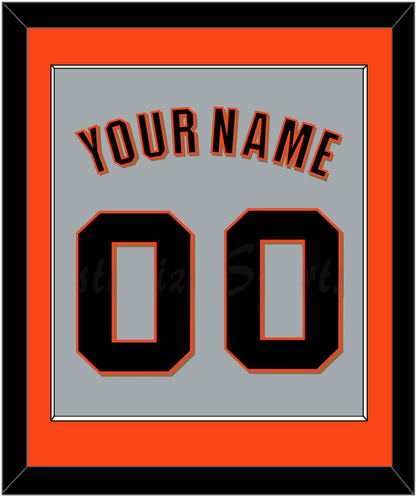 San Francisco Name & Number - Road Gray (2022-2023) - Essential Tier 2