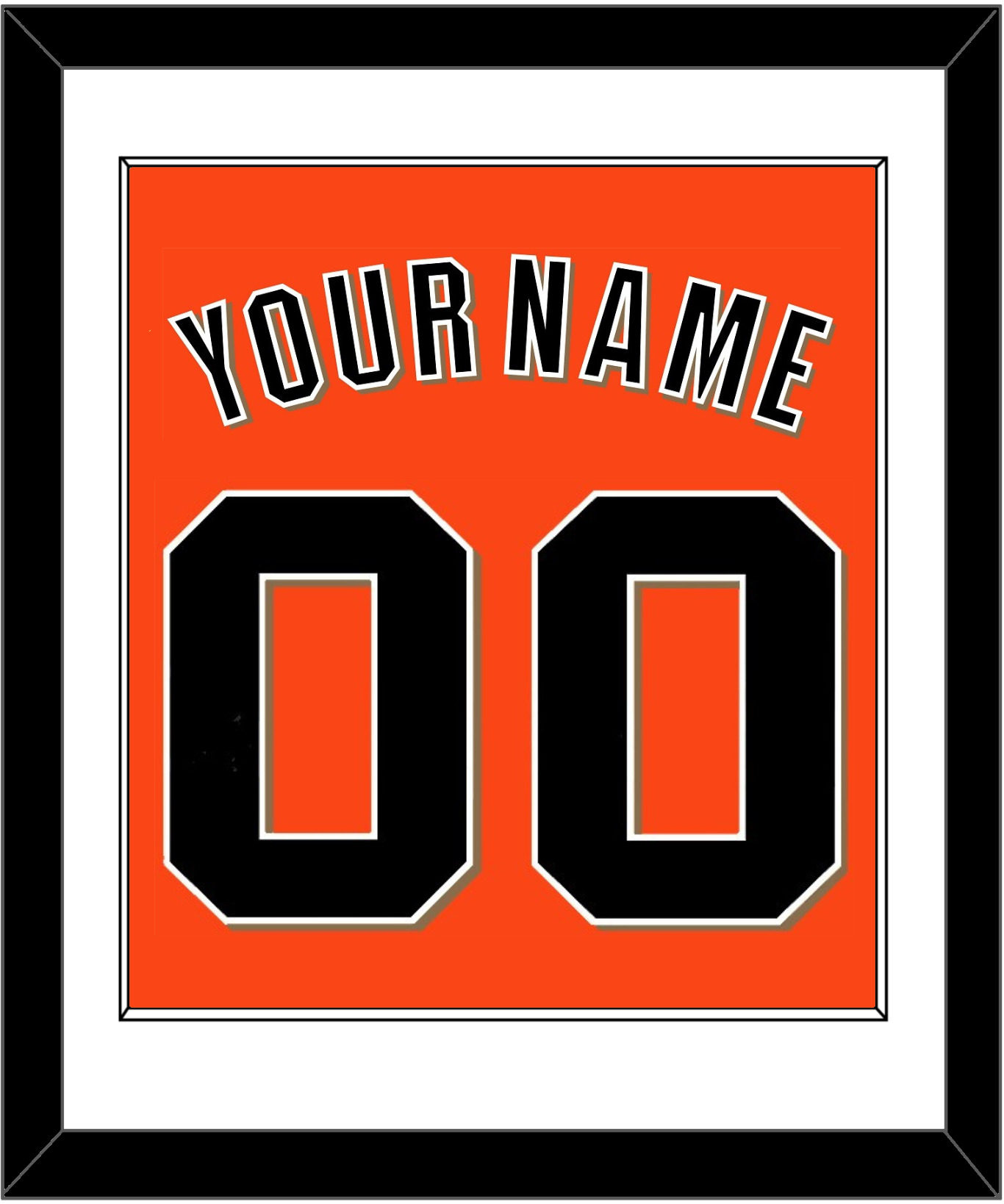 San Francisco Name & Number - Alternate Orange - Essential Tier 1