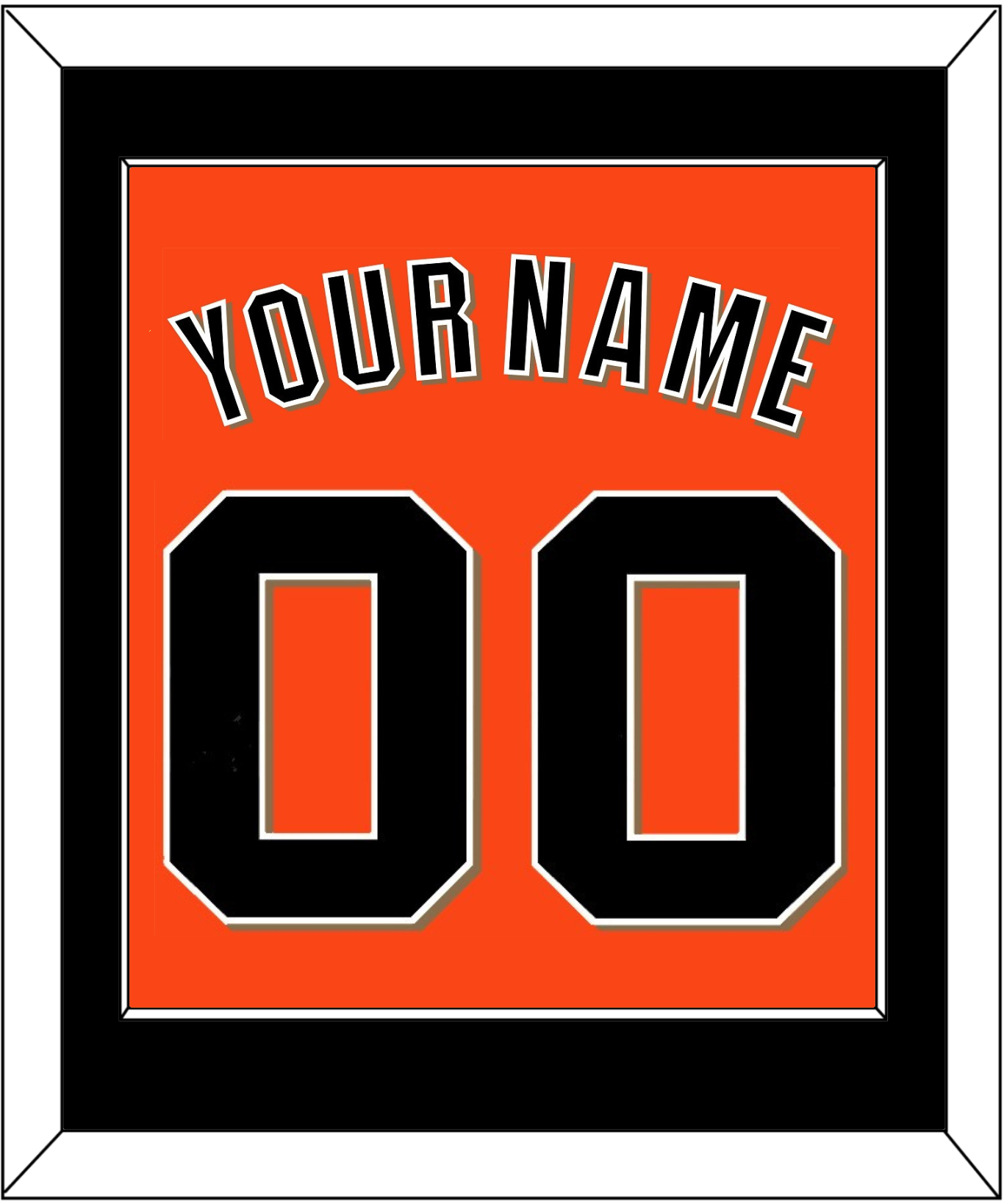 San Francisco Name & Number - Alternate Orange - Essential Tier 2