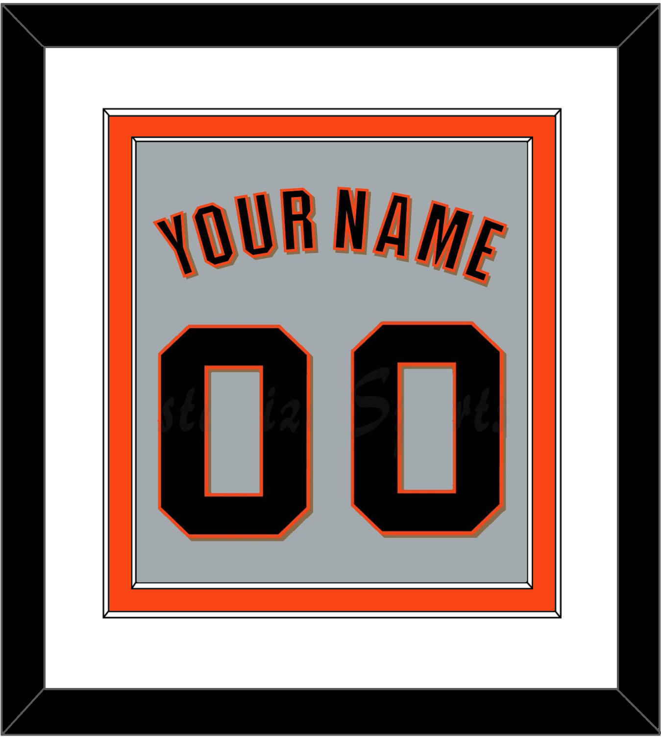 San Francisco Name & Number - Road Gray (2022-2023) - Signature Tier 1