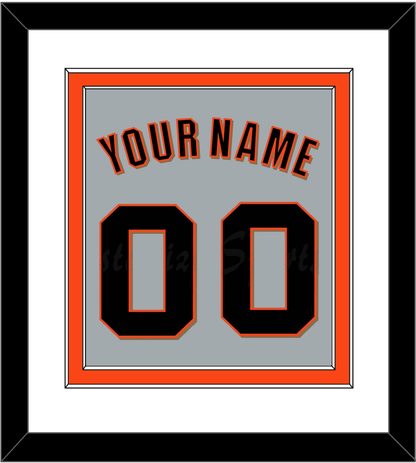 San Francisco Name & Number - Road Gray (2022-2023) - Signature Tier 1