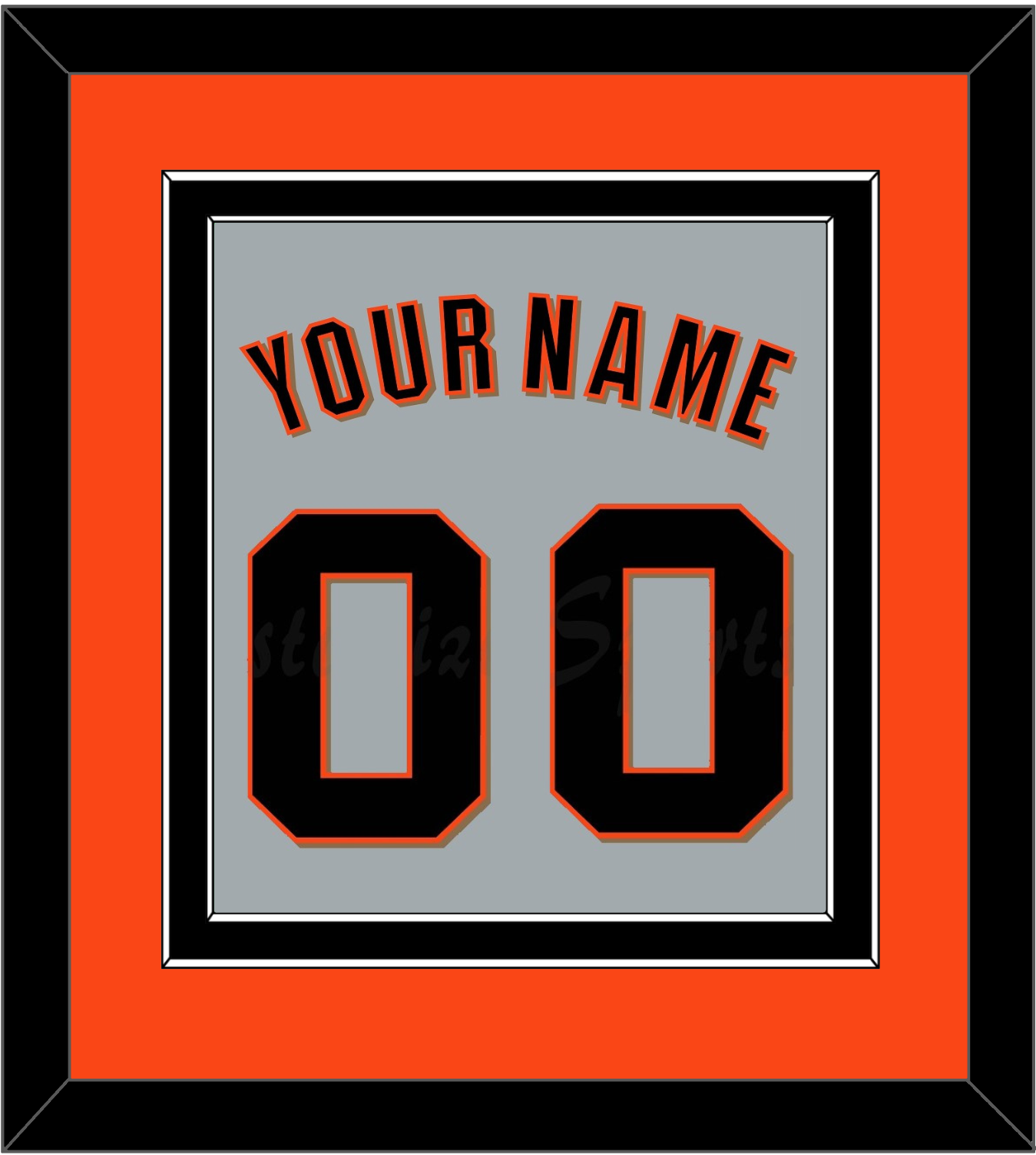 San Francisco Name & Number - Road Gray (2022-2023) - Signature Tier 2