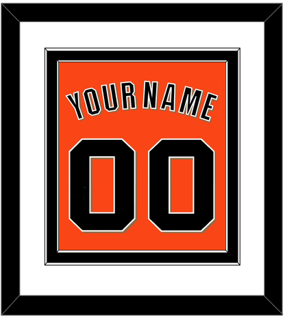 San Francisco Name & Number - Alternate Orange - Signature Tier 1