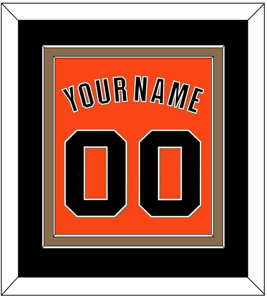 San Francisco Name & Number - Alternate Orange - Signature Tier 2