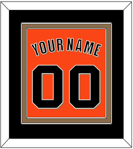 San Francisco Name & Number - Alternate Orange - Double Mat 2