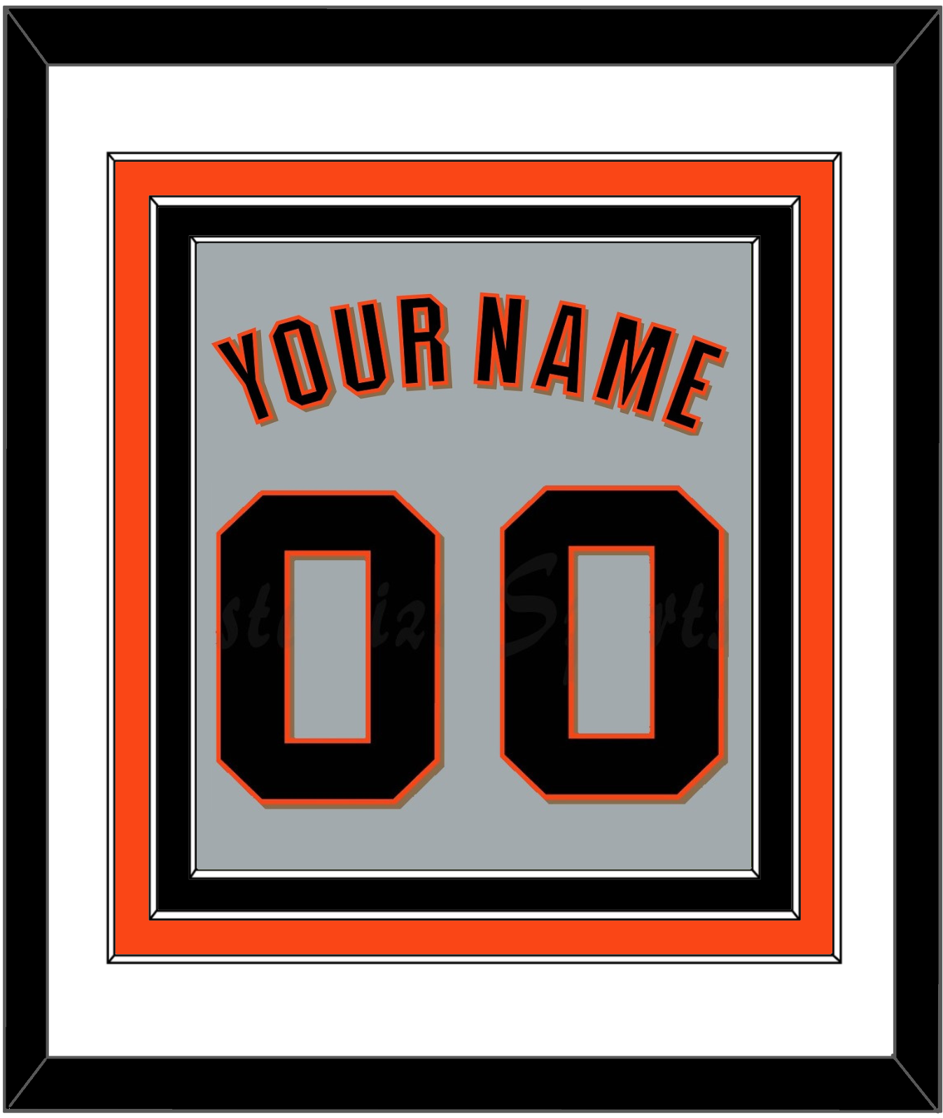 San Francisco Name & Number - Road Gray (2022-2023) - Premier Tier 1