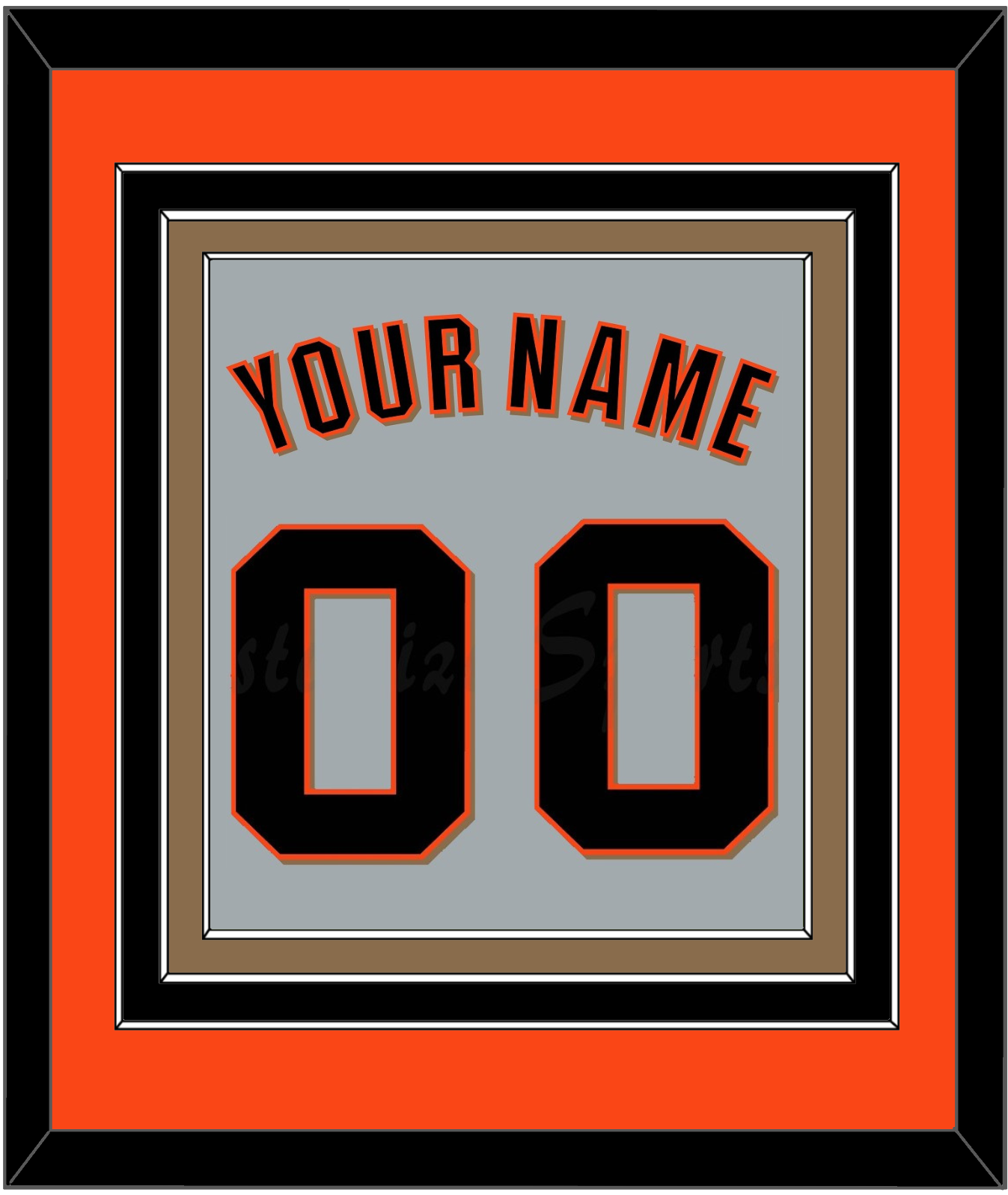 San Francisco Name & Number - Road Gray (2022-2023) - Premier Tier 2