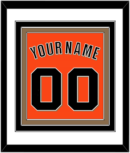 San Francisco Name & Number - Alternate Orange - Premier Tier 1