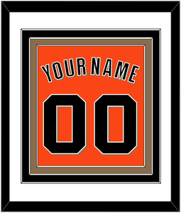 San Francisco Name & Number - Alternate Orange - Triple Mat 1