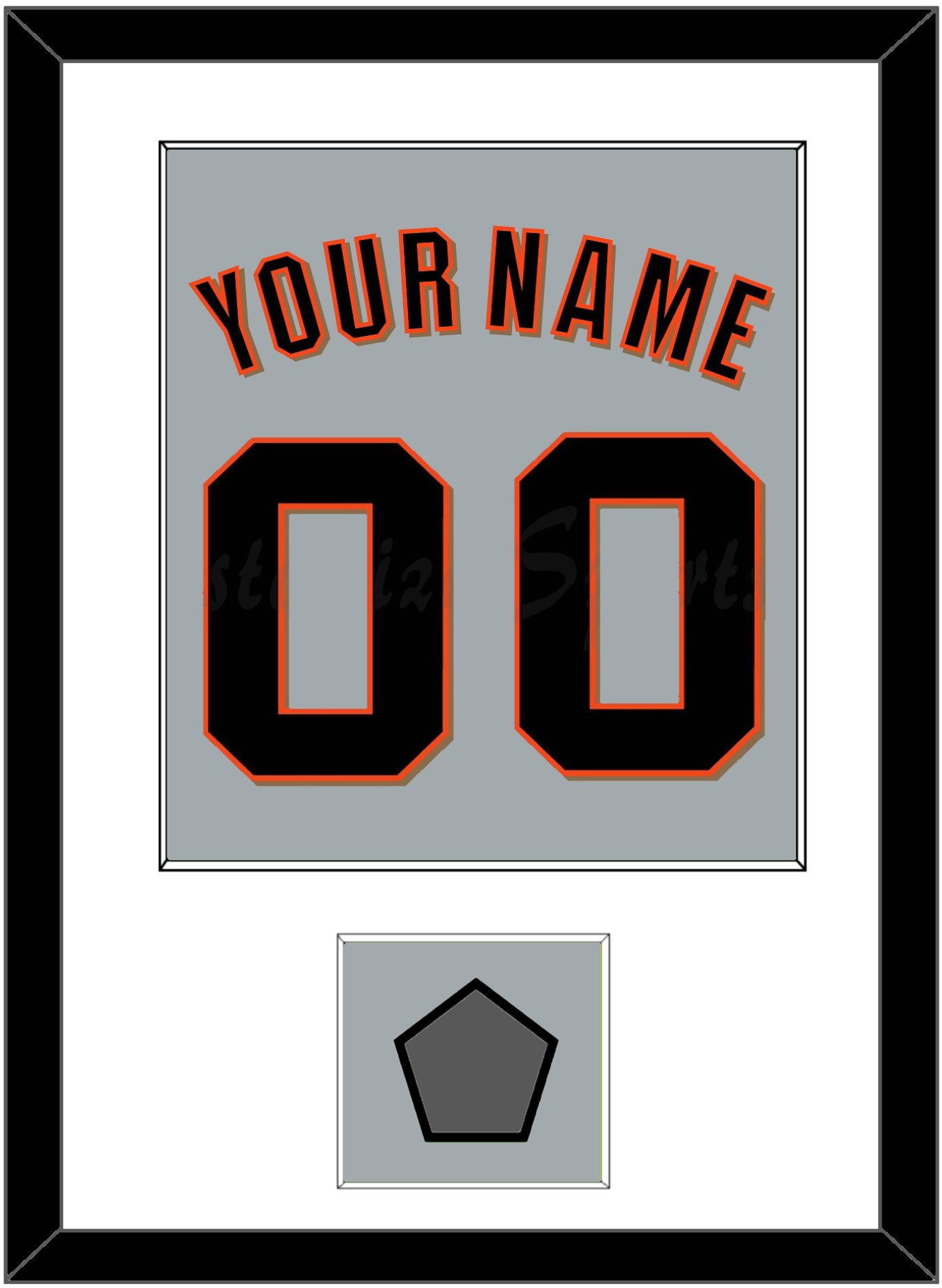 San Francisco Name, Number & World Series Jersey Patch - Road Gray (2010-2021) - Essential Tier 1