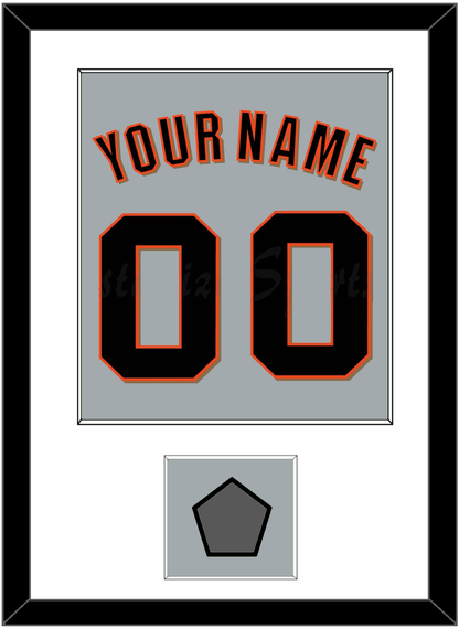 San Francisco Name, Number & World Series Jersey Patch - Road Gray (2010-2021) - Essential Tier 1
