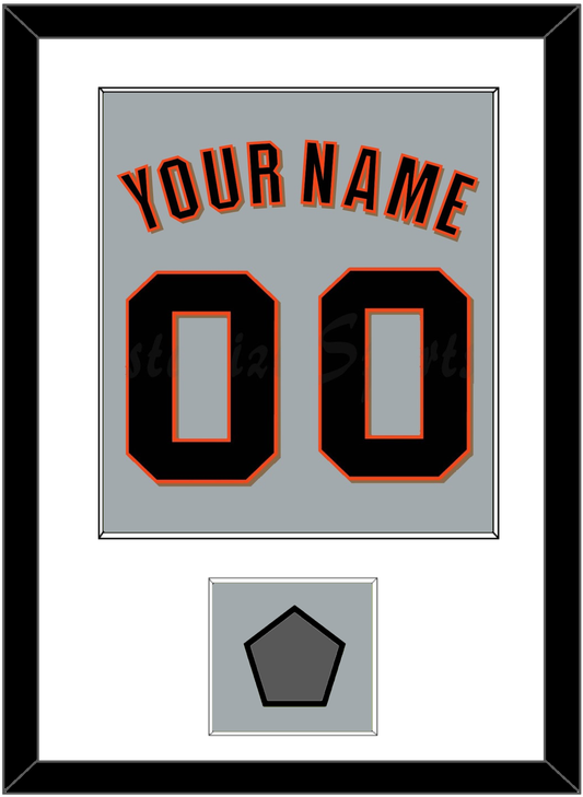 San Francisco Name, Number & World Series Jersey Patch - Road Gray (2010-2021) - Essential Tier 1