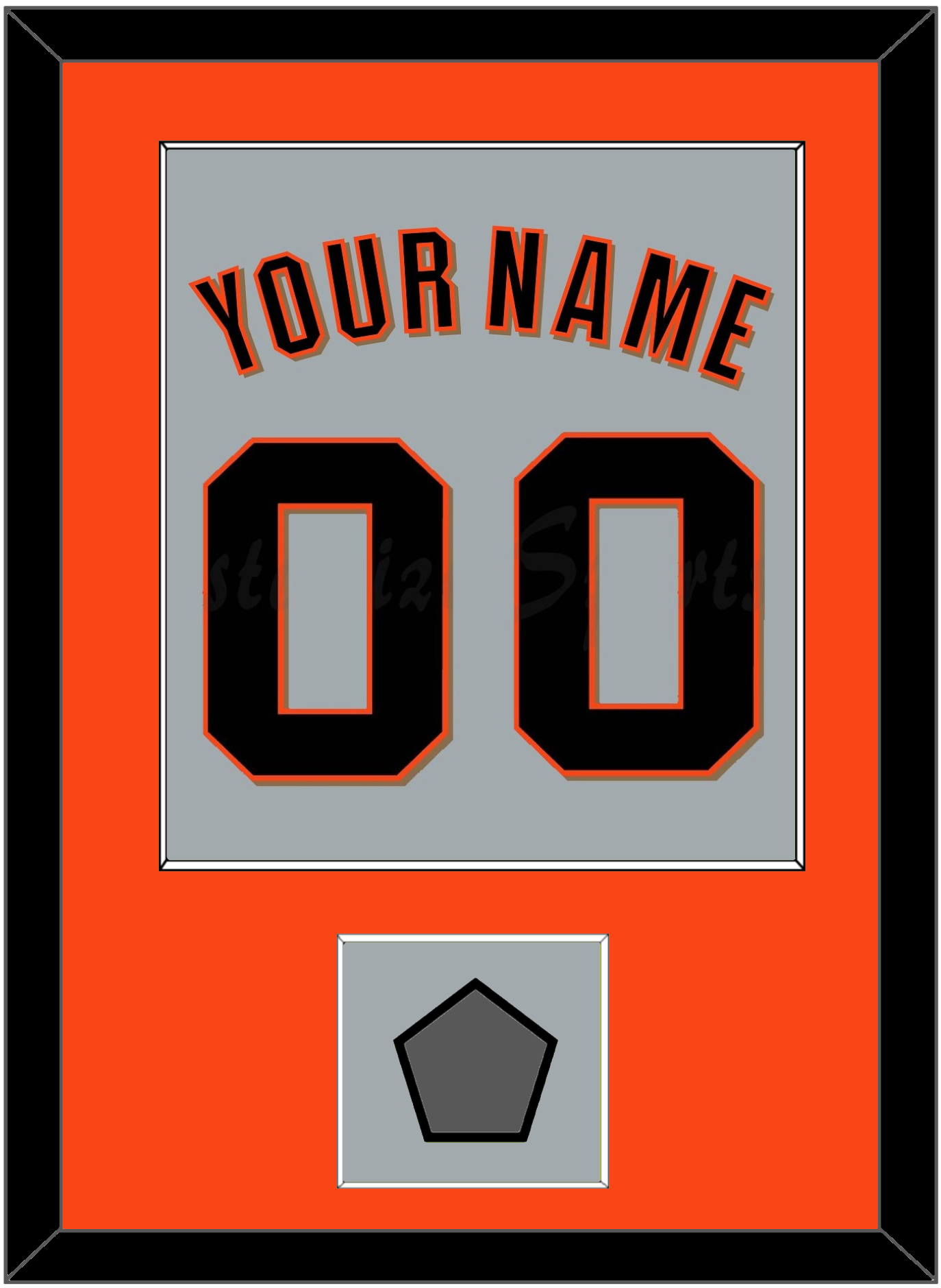 San Francisco Name, Number & World Series Jersey Patch - Road Gray (2010-2021) - Essential Tier 2