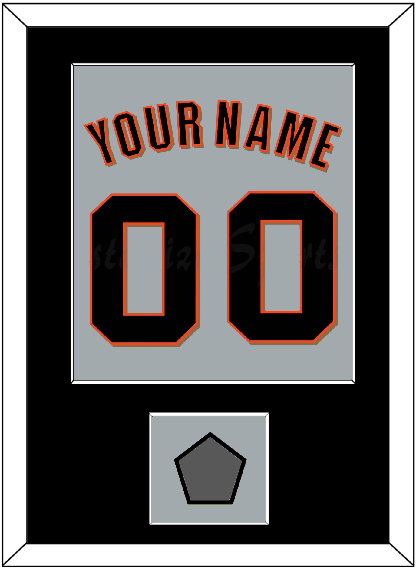 San Francisco Name, Number & World Series Jersey Patch - Road Gray (2010-2021) - Essential Tier 3