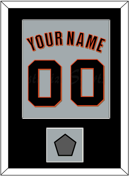 San Francisco Name, Number & World Series Jersey Patch - Road Gray (2010-2021) - Essential Tier 3