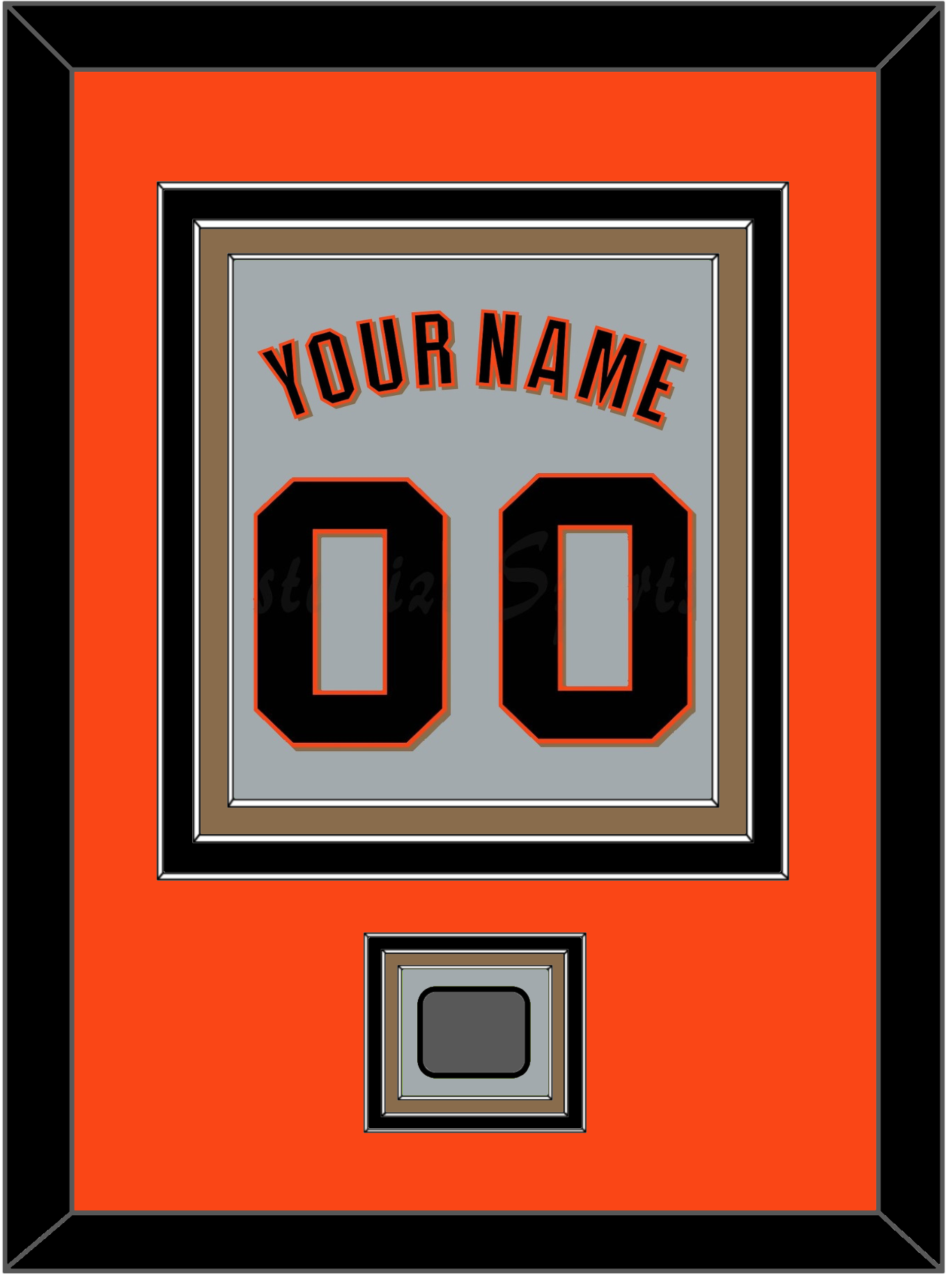 San Francisco Name, Number & World Series Jersey Patch - Road Gray (2010-2021) - Premier Tier 2