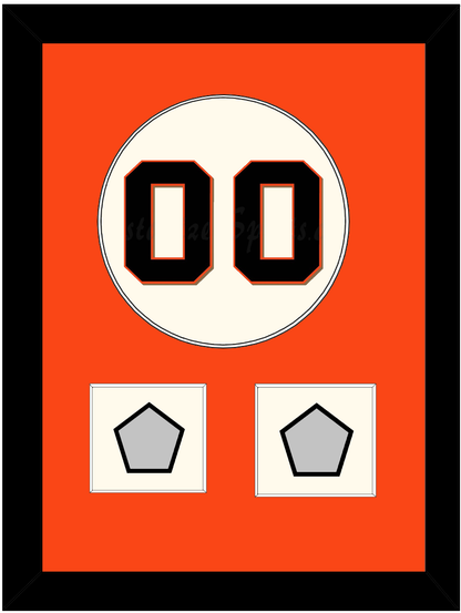 San Francisco Number & 2 World Series Champions Patches - Home Cream (2000-2021) - Essential Tier 1