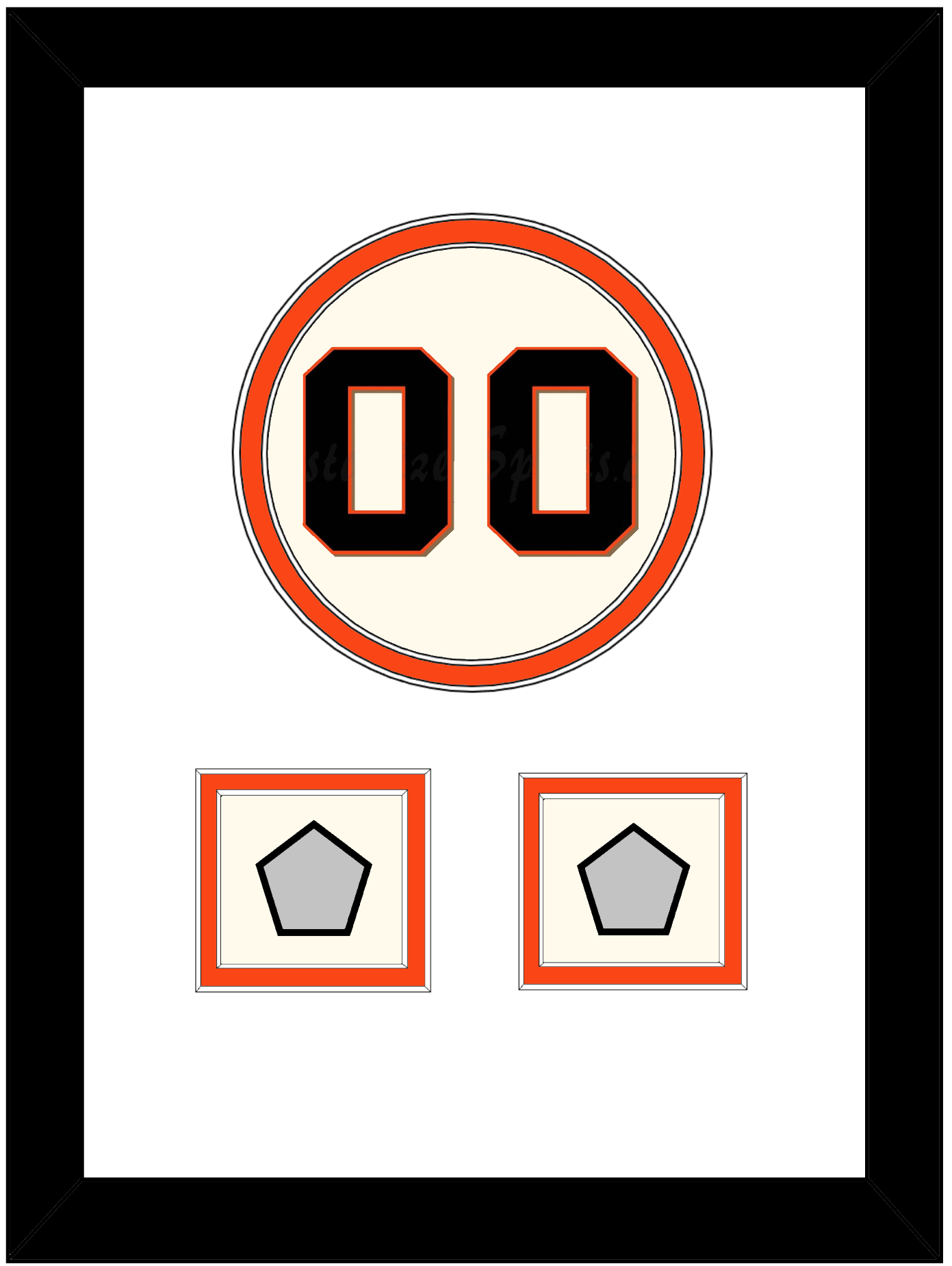 San Francisco Number & 2 World Series Champions Patches - Home Cream (2000-2021) - Signature Tier 1