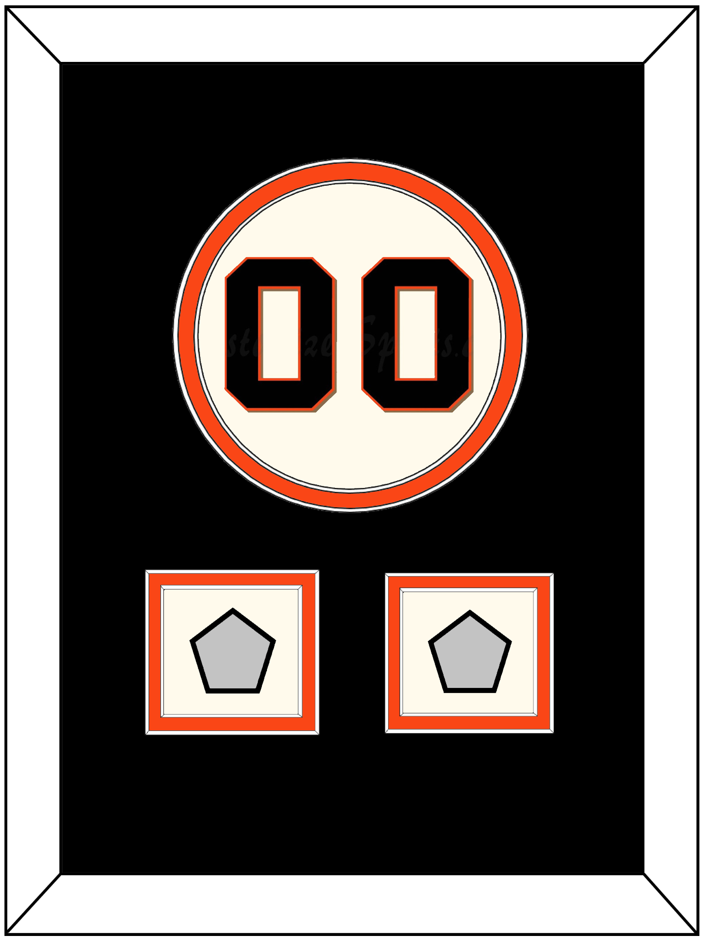 San Francisco Number & 2 World Series Jersey Patches - Home Cream (2000-2021) - Signature Tier 3