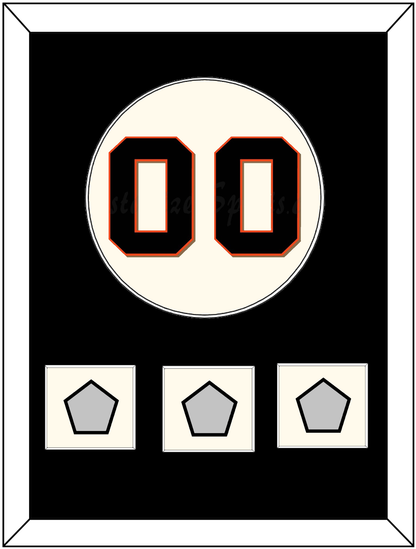 San Francisco Number & 3 World Series Champions Patches - Home Cream (2000-2021) - Essential Tier 2