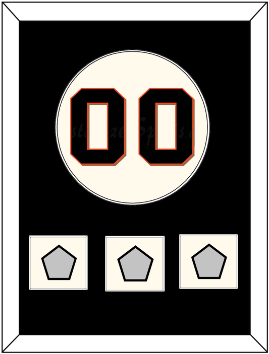 San Francisco Number & 3 World Series Champions Patches - Home Cream (2000-2021) - Essential Tier 2