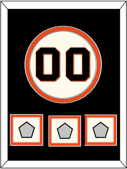 San Francisco Number & 3 World Series Champions Patches - Home Cream (2000-2021) - Signature Tier 3