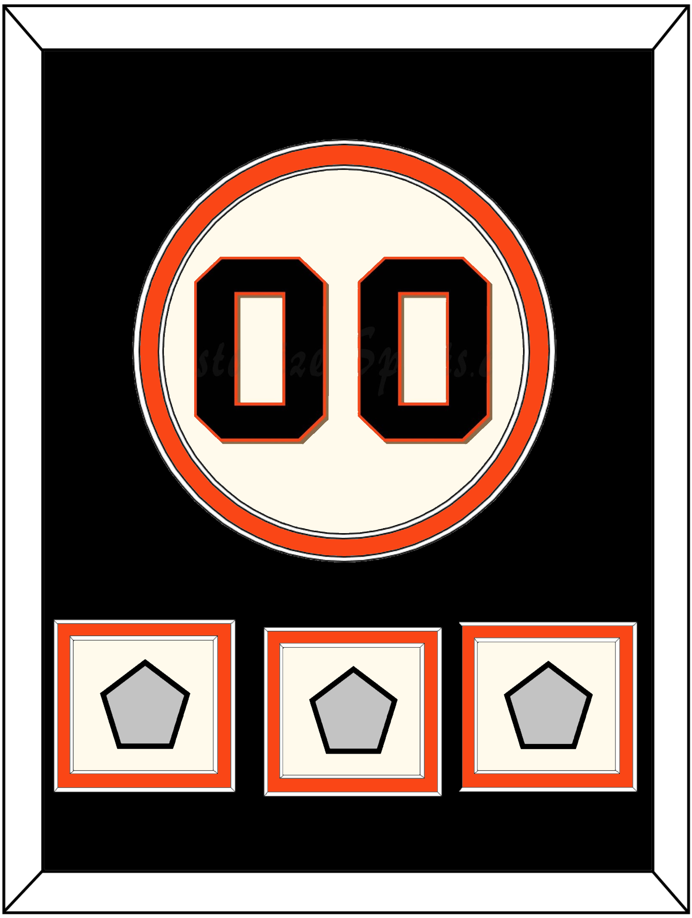 San Francisco Number & 3 World Series Jersey Patches - Home Cream (2000-2021) - Signature Tier 3