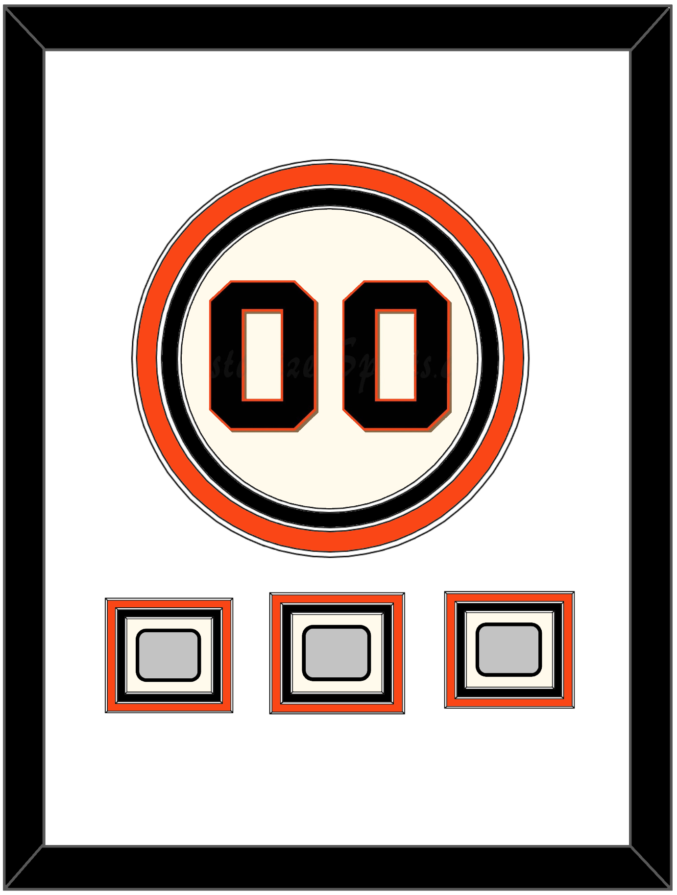 San Francisco Number & 3 World Series Jersey Patches - Home Cream (2000-2021) - Premier Tier 1