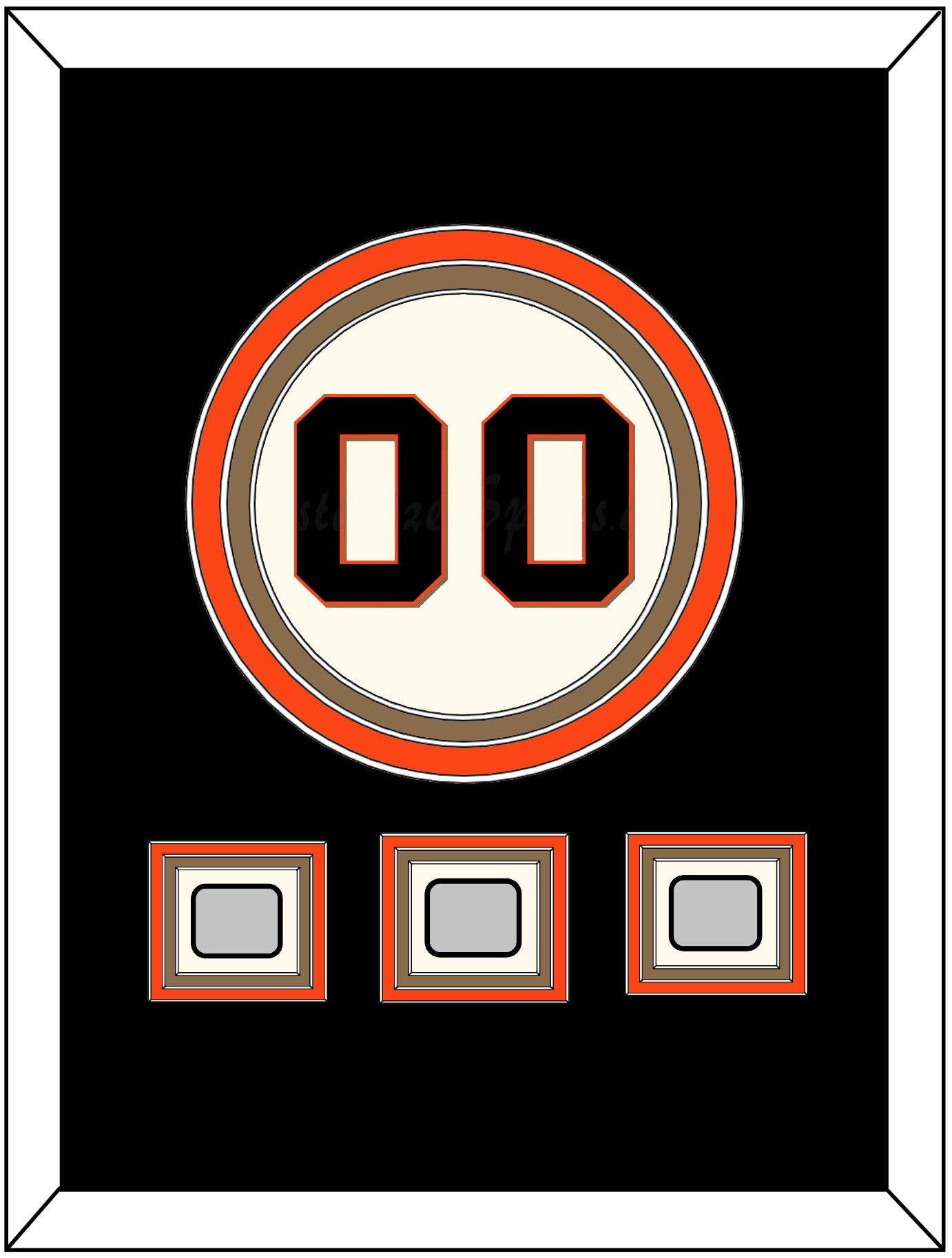 San Francisco Number & 3 World Series Champions Patches - Home Cream (2000-2021) - Premier Tier 3