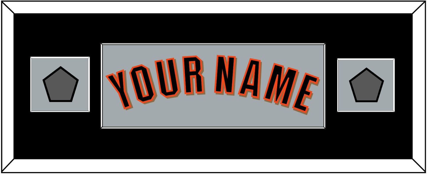 San Francisco Name & 2 World Series Champions Patches - Road Gray (2010-2021) - Essential Tier 6