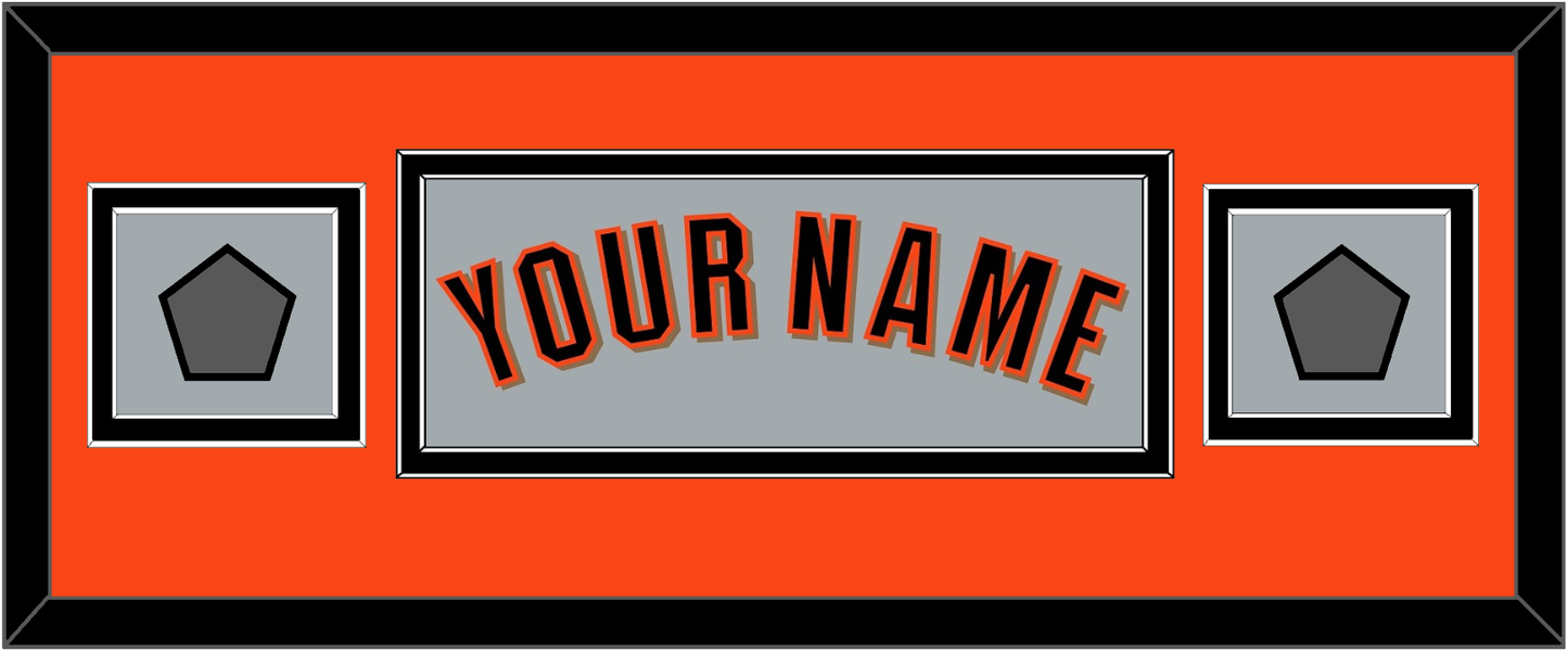 San Francisco Name & 2 World Series Jersey Patches - Road Gray (2010-2021) - Signature Tier 4
