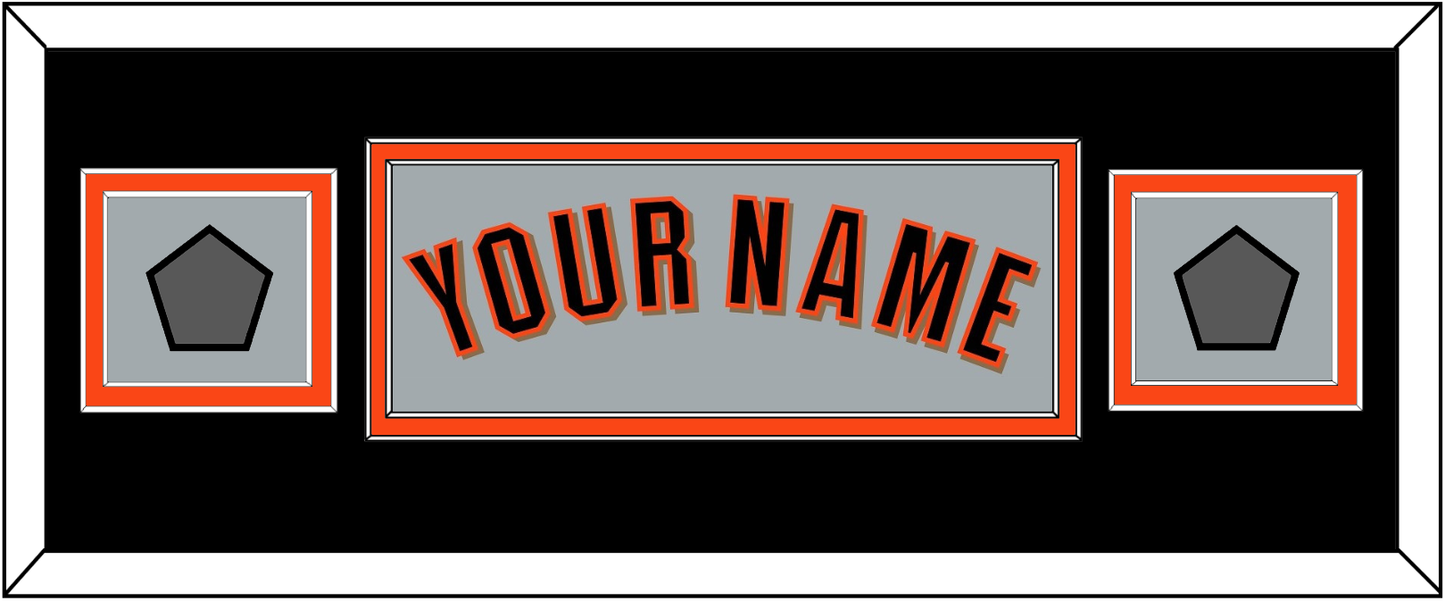 San Francisco Name & 2 World Series Jersey Patches - Road Gray (2010-2021) - Signature Tier 6