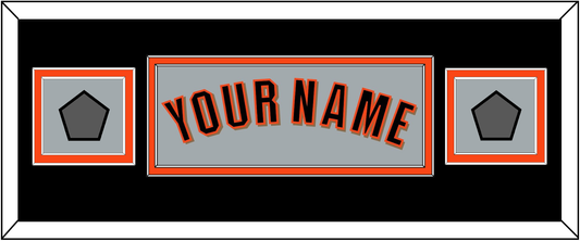 San Francisco Name & 2 World Series Jersey Patches - Road Gray (2010-2021) - Signature Tier 6