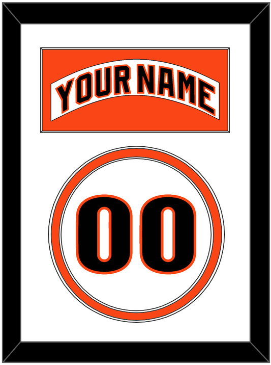 San Francisco Nameplate & Number - Home White (1983-1993) - Signature Tier 1