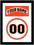 San Francisco Nameplate & Number - Home White (1983-1993) - Double Mat 1