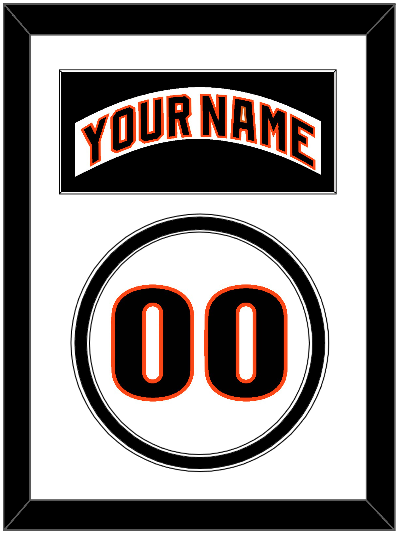 San Francisco Nameplate & Number - Home White (1983-1993) - Signature Tier 2