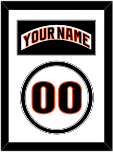 San Francisco Nameplate & Number - Home White (1983-1993) - Double Mat 2