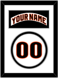 San Francisco Nameplate & Number - Home White (1983-1993) - Double Mat 2