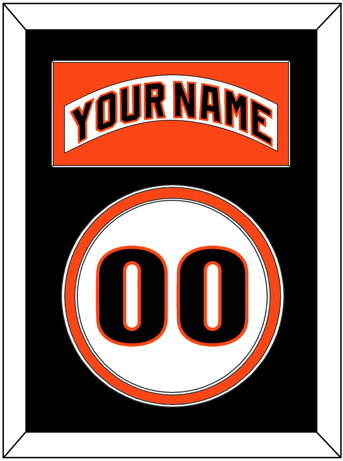 San Francisco Nameplate & Number - Home White (1983-1993) - Signature Tier 4