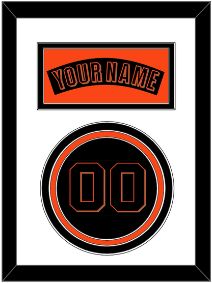 San Francisco Nameplate & Number - Alternate Black (2001-2002) - Premier Tier 1