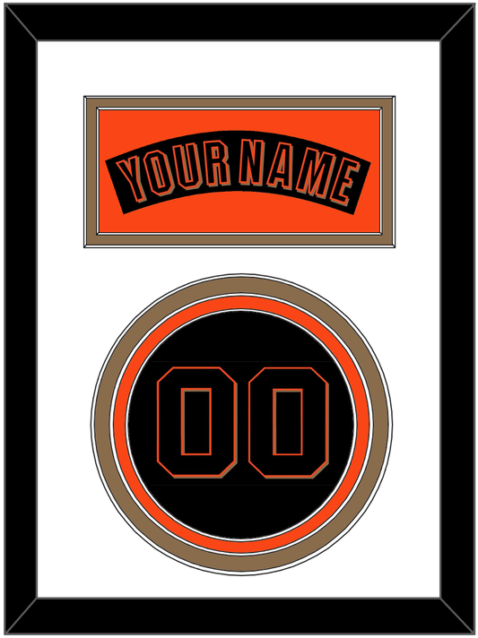 San Francisco Nameplate & Number - Alternate Black (2001-2002) - Premier Tier 2
