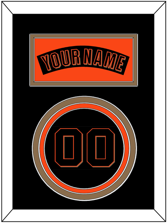 San Francisco Nameplate & Number - Alternate Black (2001-2002) - Premier Tier 4