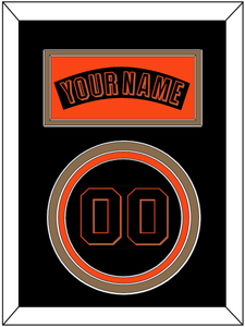 San Francisco Nameplate & Number - Alternate Black (2001-2002) - Triple Mat 4