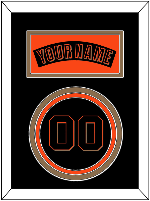 San Francisco Nameplate & Number - Alternate Black (2001-2002) - Triple Mat 4