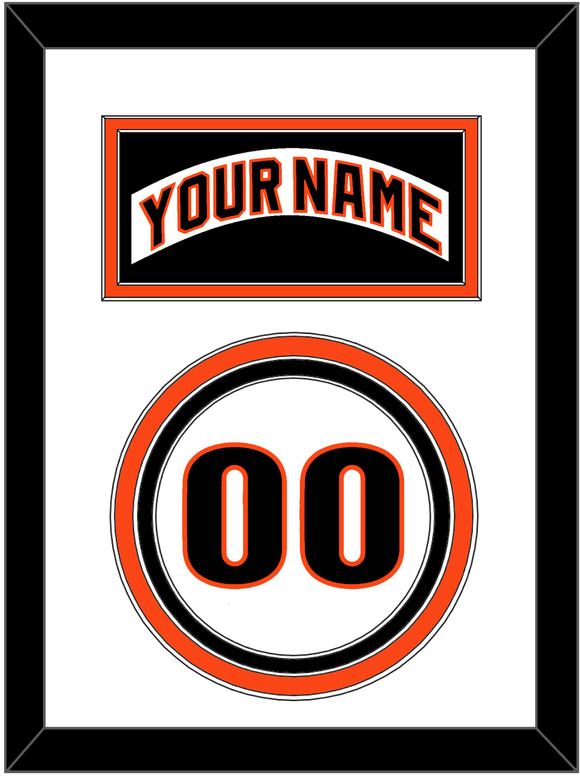 San Francisco Nameplate & Number - Home White (1983-1993) - Triple Mat 1