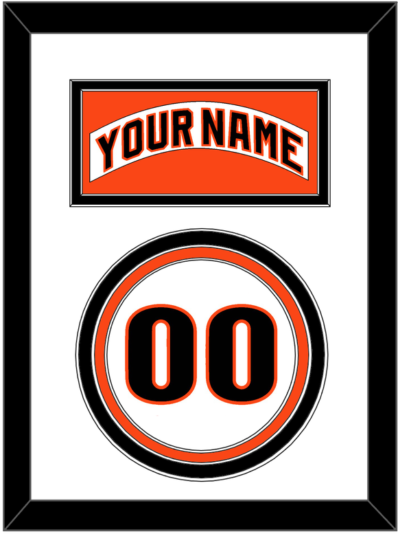 San Francisco Nameplate & Number - Home White (1983-1993) - Triple Mat 2