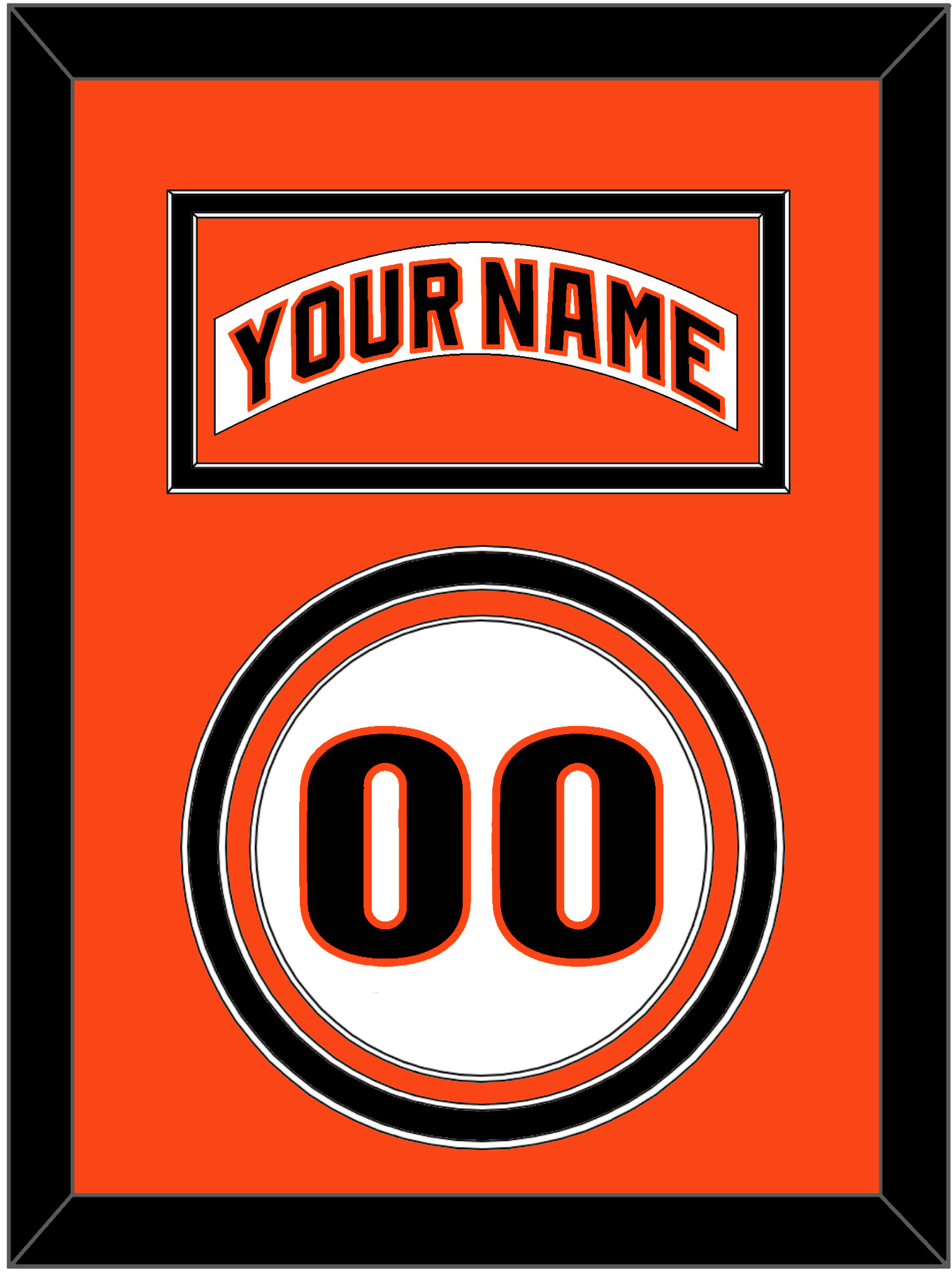 San Francisco Nameplate & Number - Home White (1983-1993) - Premier Tier 3
