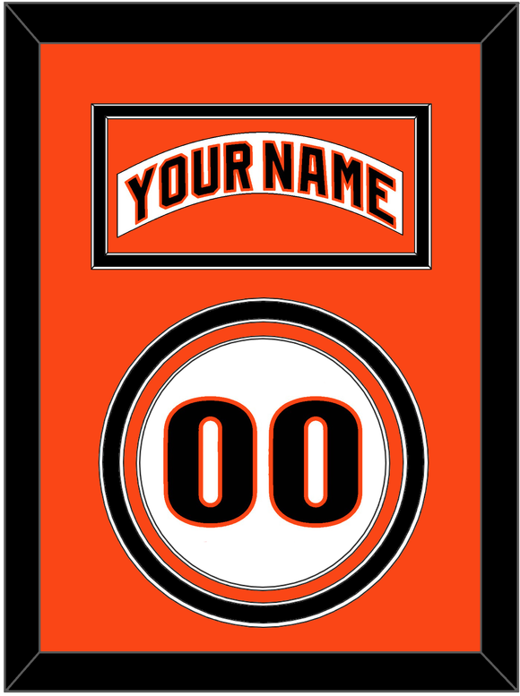 San Francisco Nameplate & Number - Home White (1983-1993) - Triple Mat 3