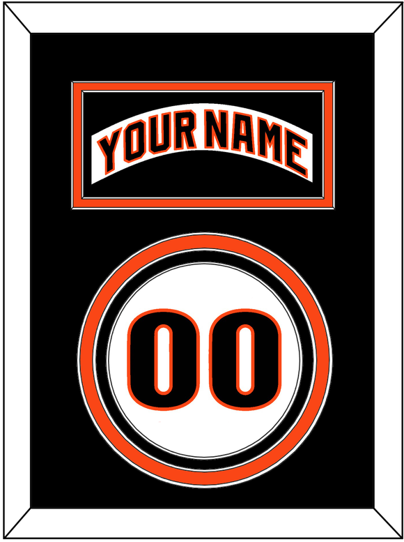 San Francisco Nameplate & Number - Home White (1983-1993) - Triple Mat 4