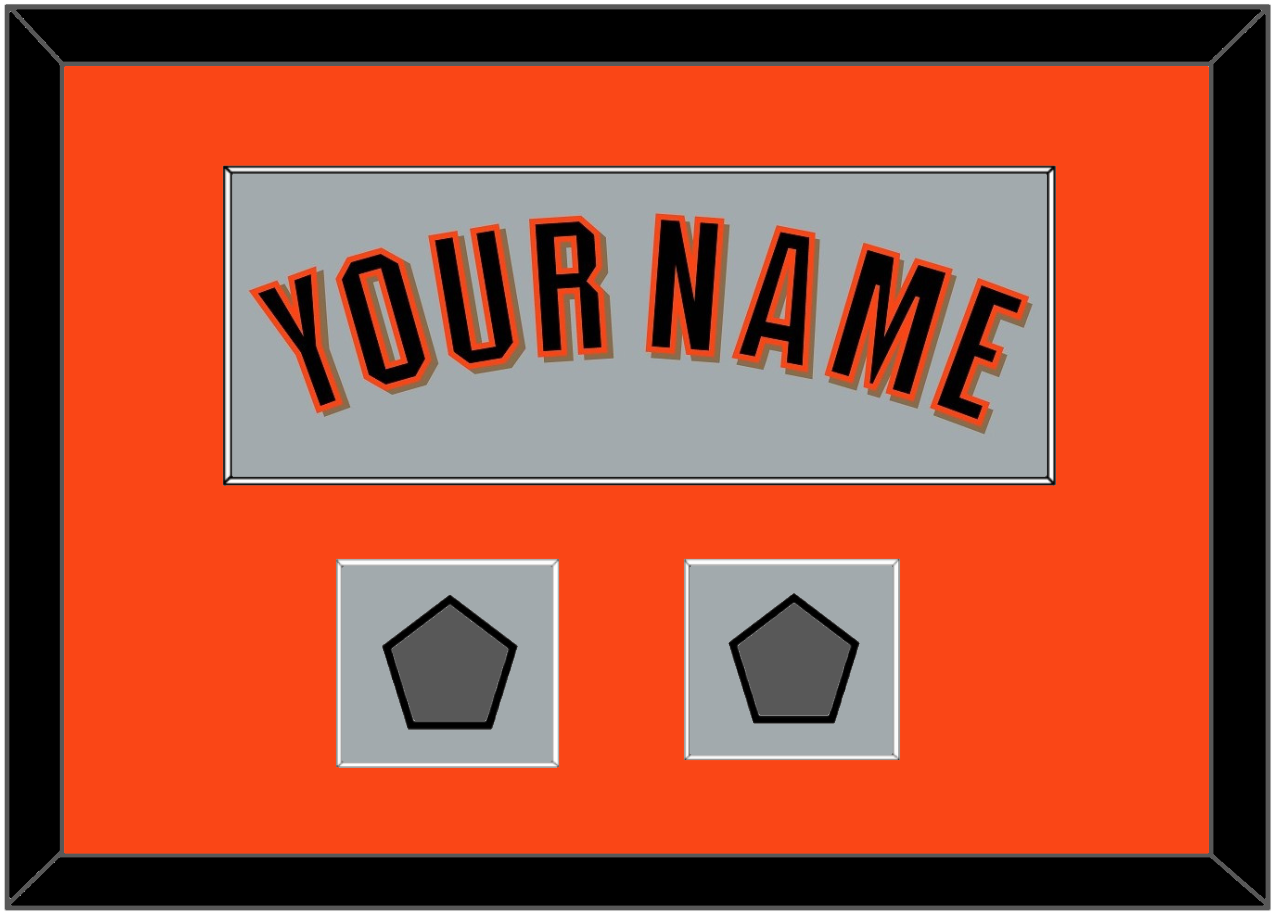 San Francisco Name & 2 World Series Jersey Patches - Road Gray (2010-2021) - Essential Tier 3